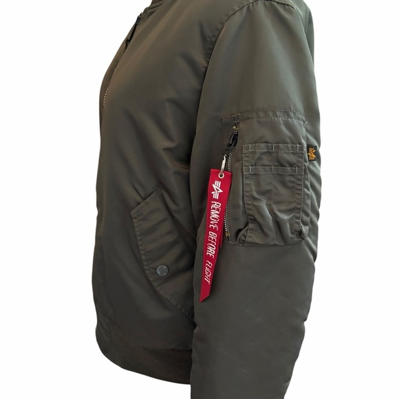 Alpha Industries | Reversible MA-1 Bomber Jacket | Women's Small - Picture 8 of 16